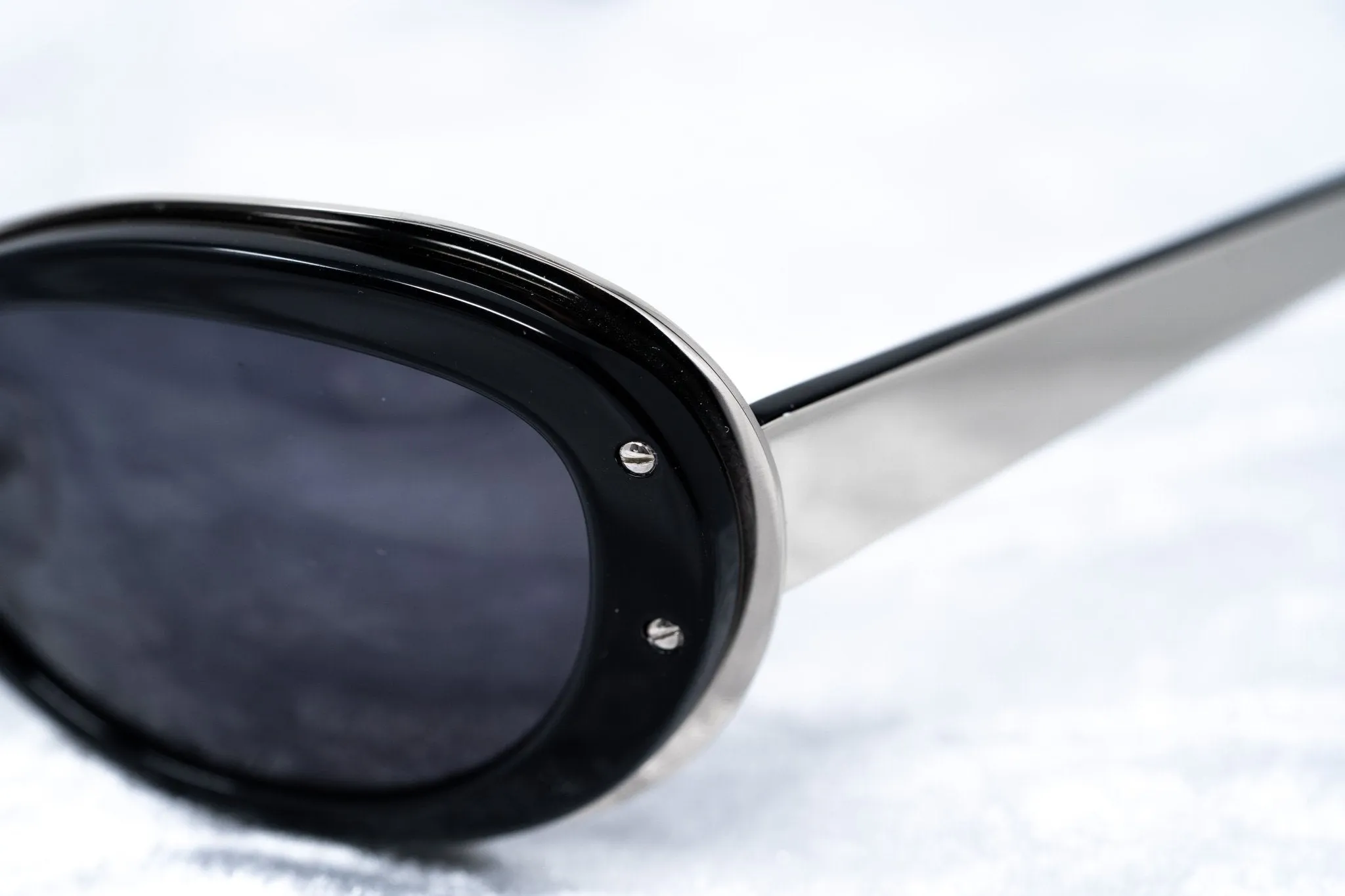 Yohji Yamamoto Ladies Sunglasses Cat Eye Black and Grey