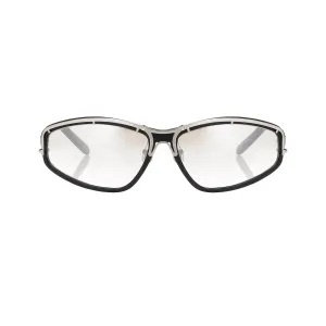Yohji Yamamoto Sunglasses Rectangular Black and Brown