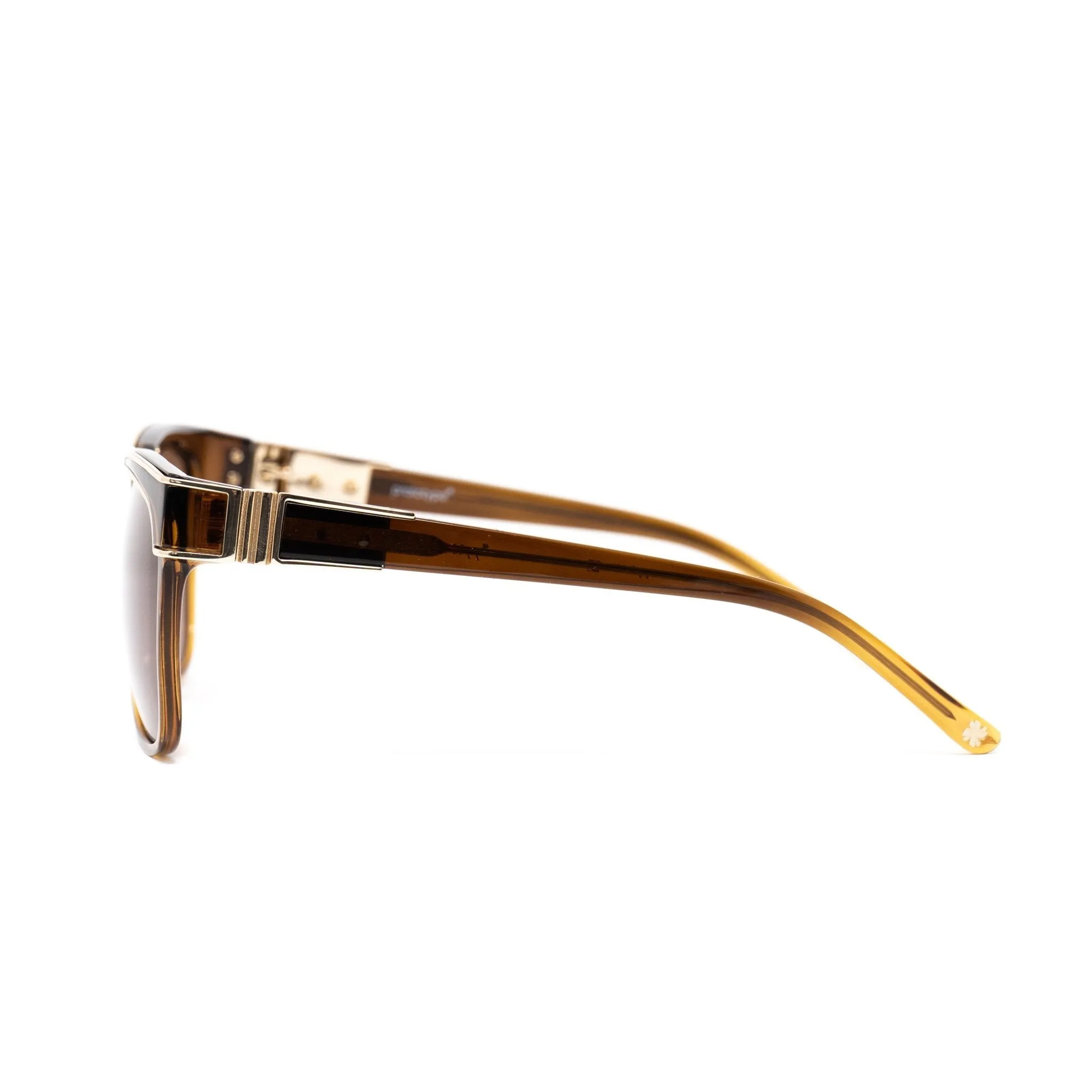 Yohji Yamamoto Sunglasses Rectangular Brown and Bronze