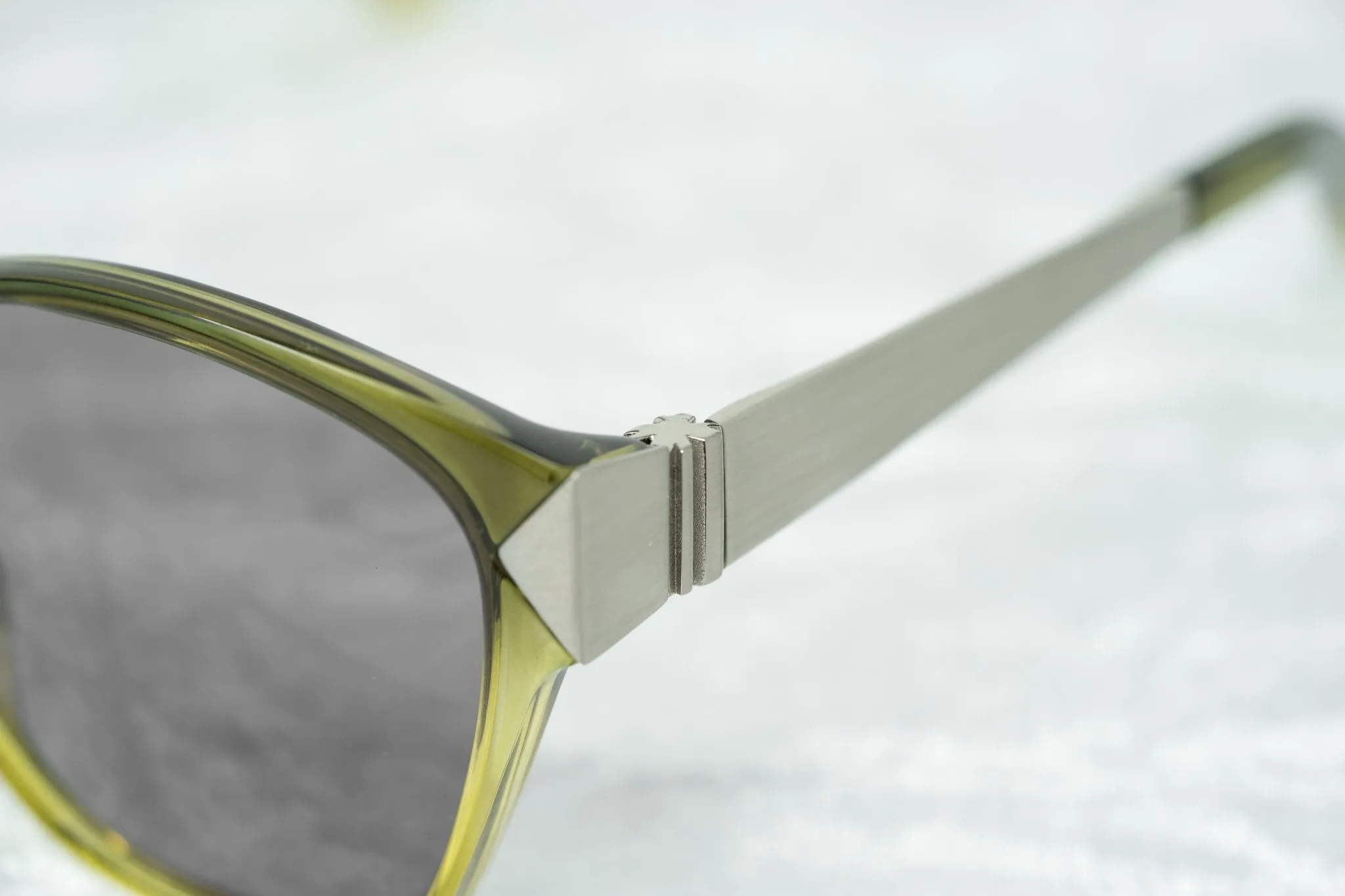 Yohji Yamamoto Sunglasses Rectangular Green and Grey