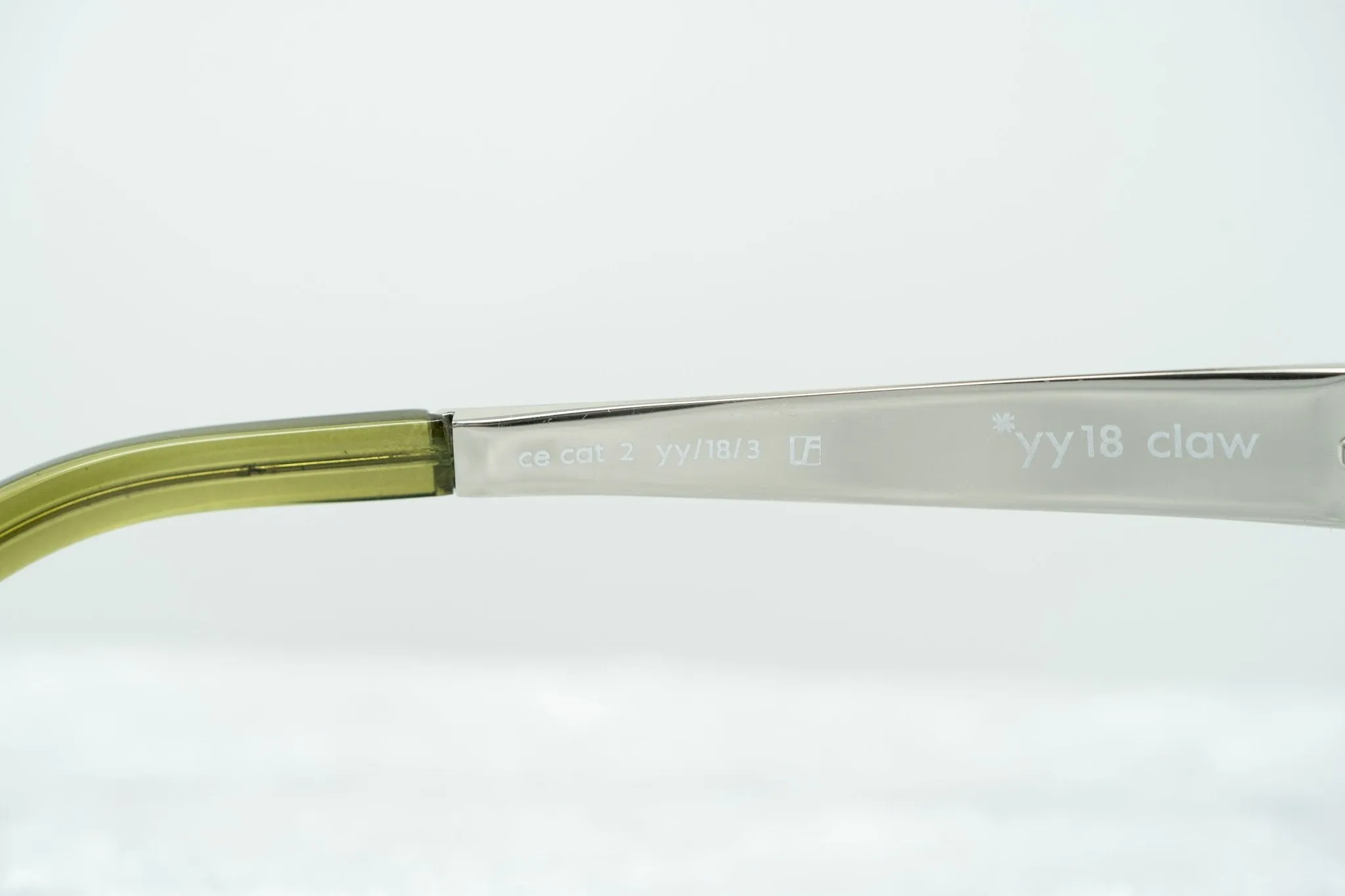 Yohji Yamamoto Sunglasses Rectangular Green and Grey