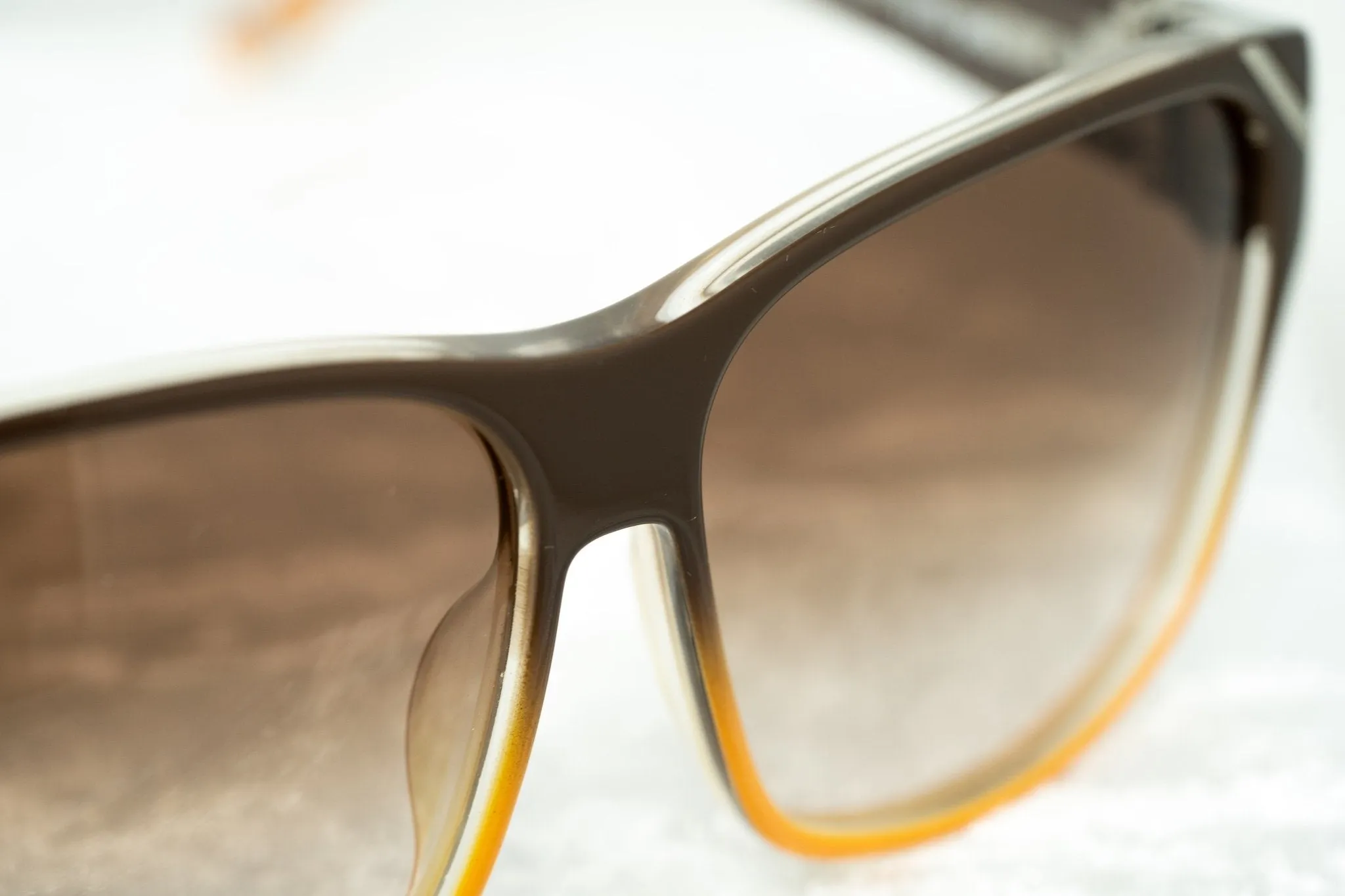 Yohji Yamamoto Sunglasses Square Brown