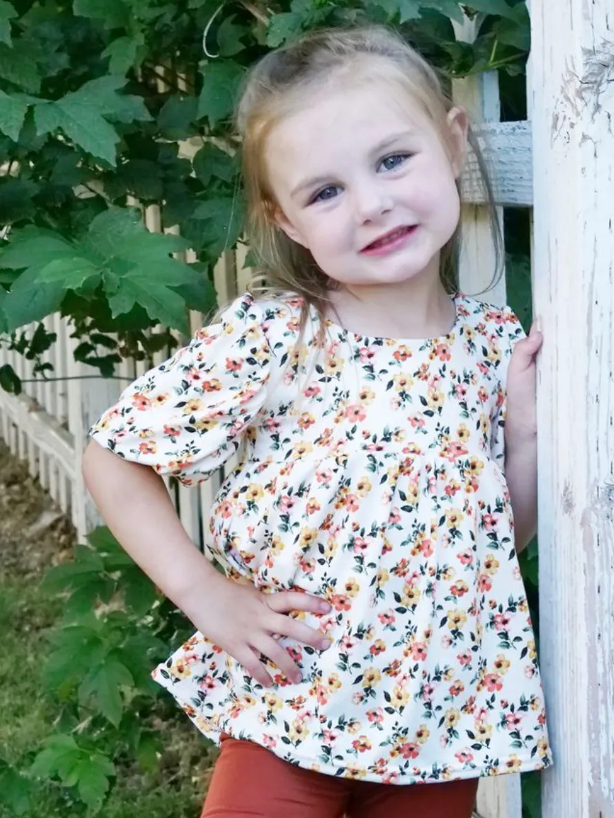Youth Maple Top Digital Sewing Pattern Sizes NB-16Y