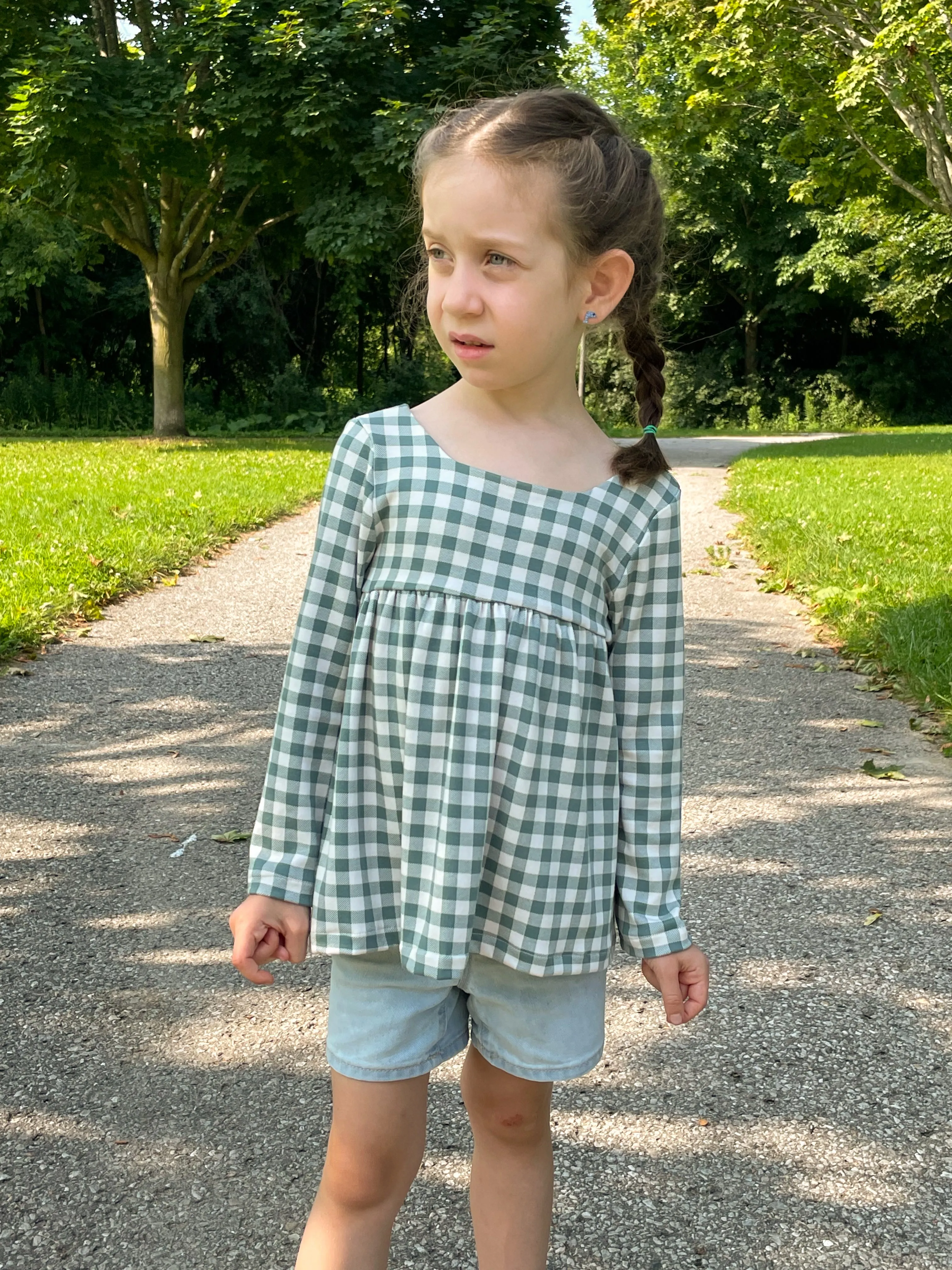 Youth Maple Top Digital Sewing Pattern Sizes NB-16Y