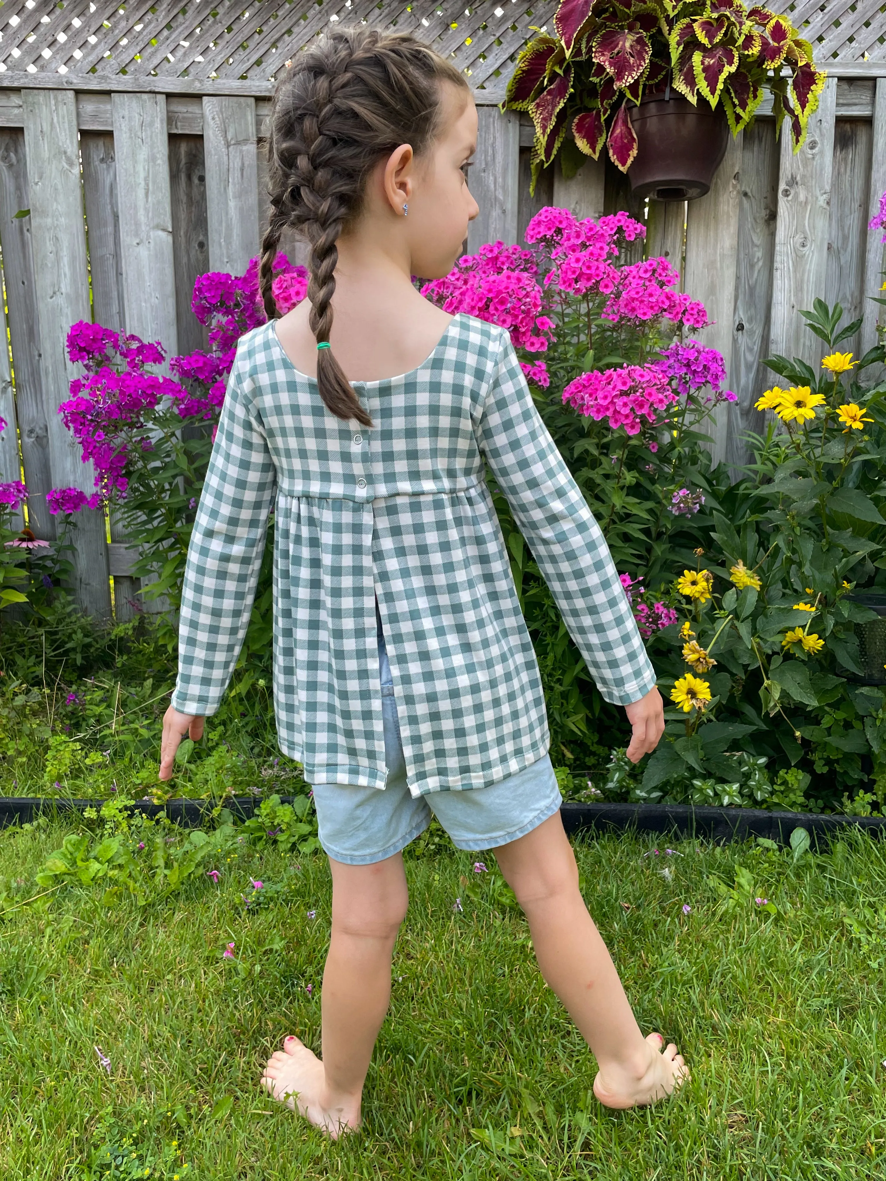 Youth Maple Top Digital Sewing Pattern Sizes NB-16Y
