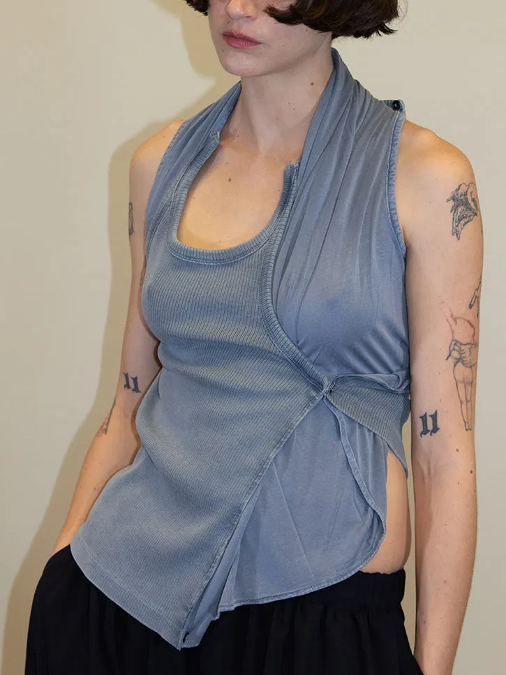 Y/Project Insert Scarf Tank Top