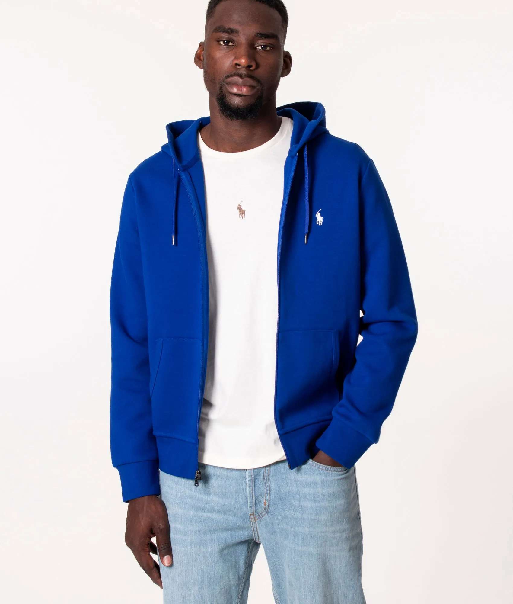 Zip Through Double Knit Hoodie
