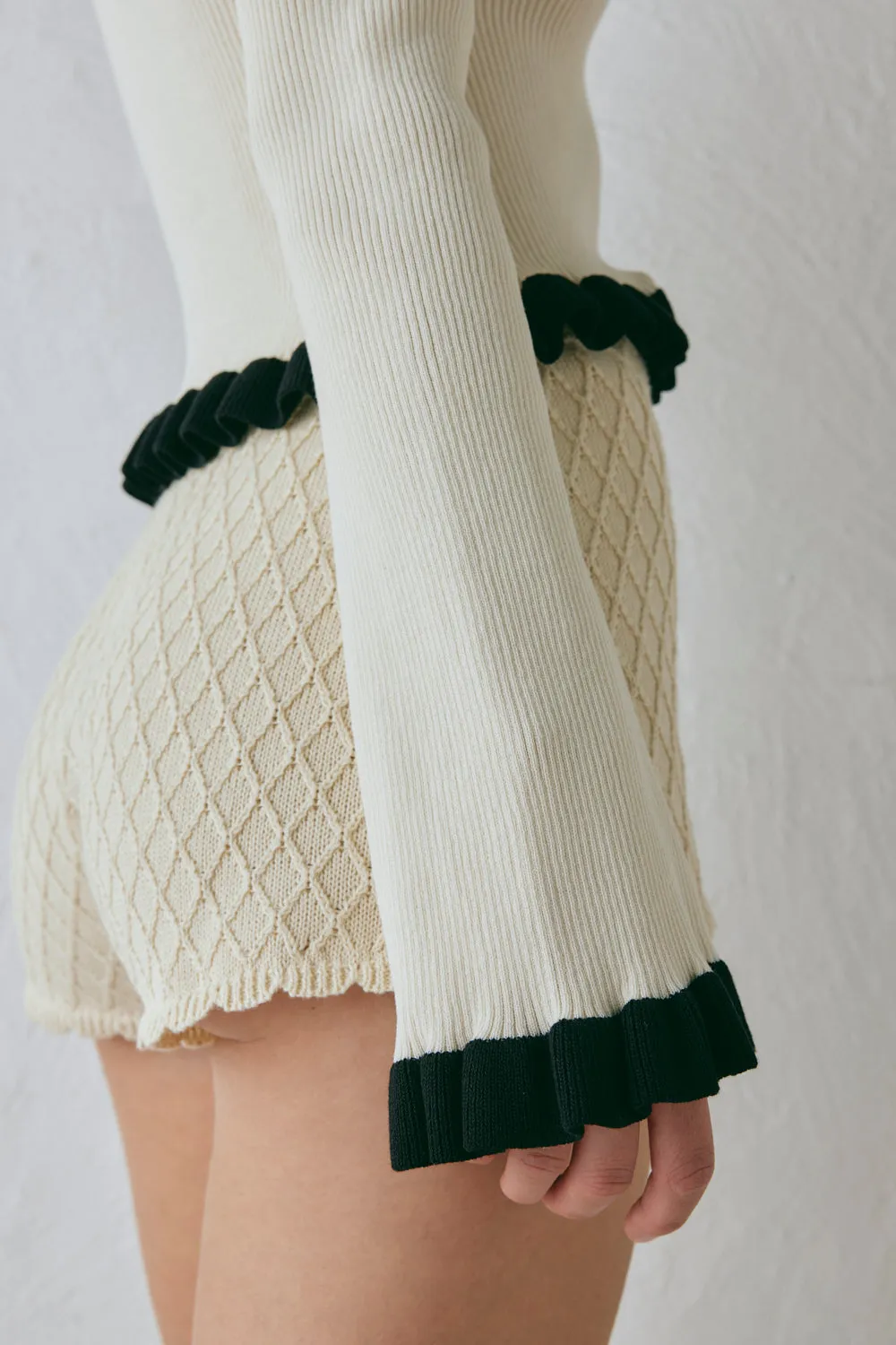 Zoey Knit Top Cream